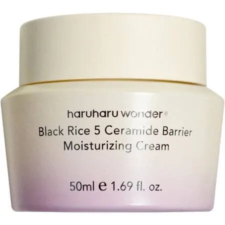 Crema de fata hidratanta cu ceramide Black Rice 5 Ceramide Barrier, 50 ml, Haruharu Wonder — preț și oferte