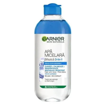 Apa micelara bifazica cu albastrele Skin Naturals, 400 ml, Garnier — preț și oferte
