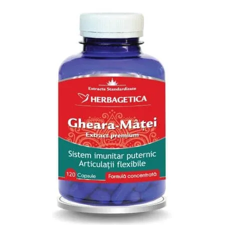 Gheara-Matei extract, 120 capsule, Herbagetica — preț și oferte