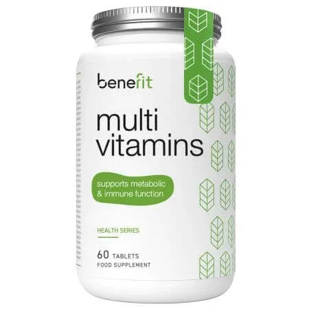 Multivitamine si minerale Health Series, 60 tablete, Benefit Nutrition — preț și oferte
