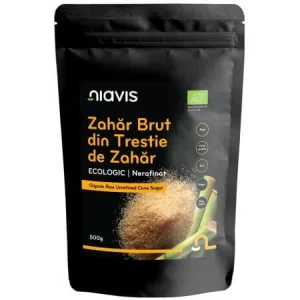 Zahar brut din trestie de zahar, 500 g, Niavis