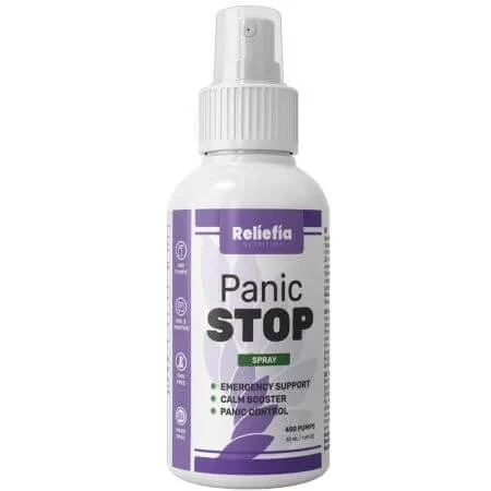 Spray oral Panic Stop, 50 ml, Reliefia — preț și oferte