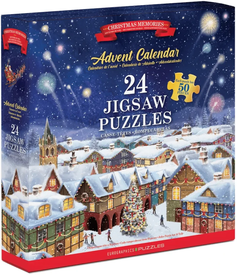 Calendar de Advent Amintiri de Craciun, 24 puzzle-uri, 50 piese — preț și oferte