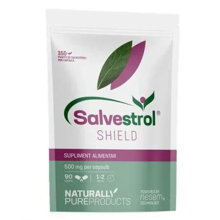 Salvestrol Shield, 500 mg, 90 capsule, Hyperfarm — preț și oferte
