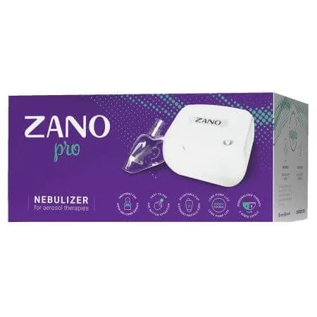 Nebulizator cu compresor pentru terapii cu aerosoli Pro, 1 bucata, Zano — preț și oferte