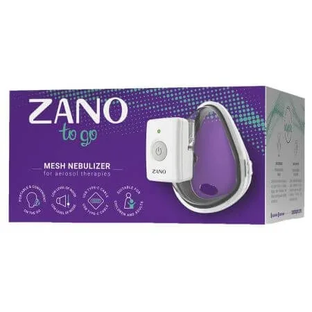 Nebulizator pentru terapii cu aerosoli si tehnologie MESH To Go, 1 bucata, Zano — preț și oferte