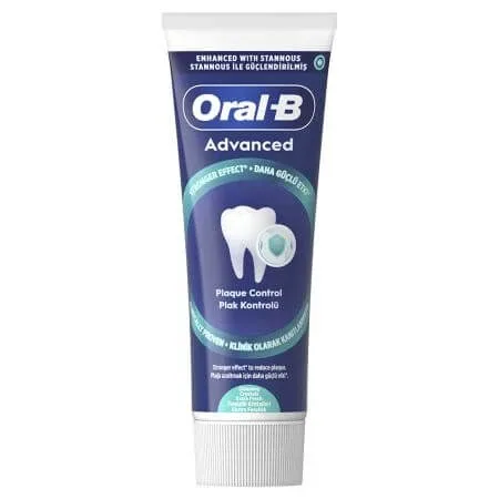 Pasta de dinti cu cristale si aroma de menta Advanced Plaque Control, 75 ml, Oral-B — preț și oferte