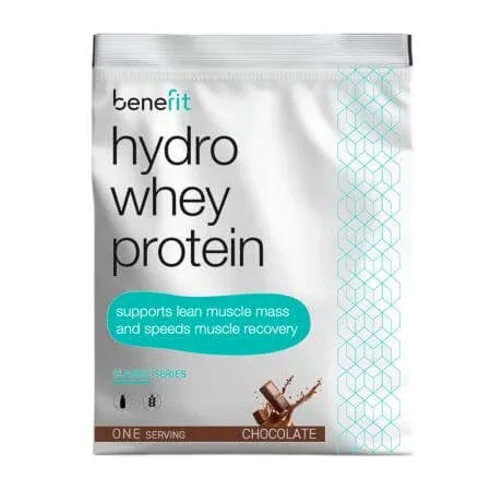 Pudra proteica cu aroma de ciocolata Hydro Whey Protein Classic Series, 34 g, Benefit Nutrition — preț și oferte