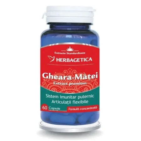 Gheara-Matei extract, 60 capsule, Herbagetica — preț și oferte