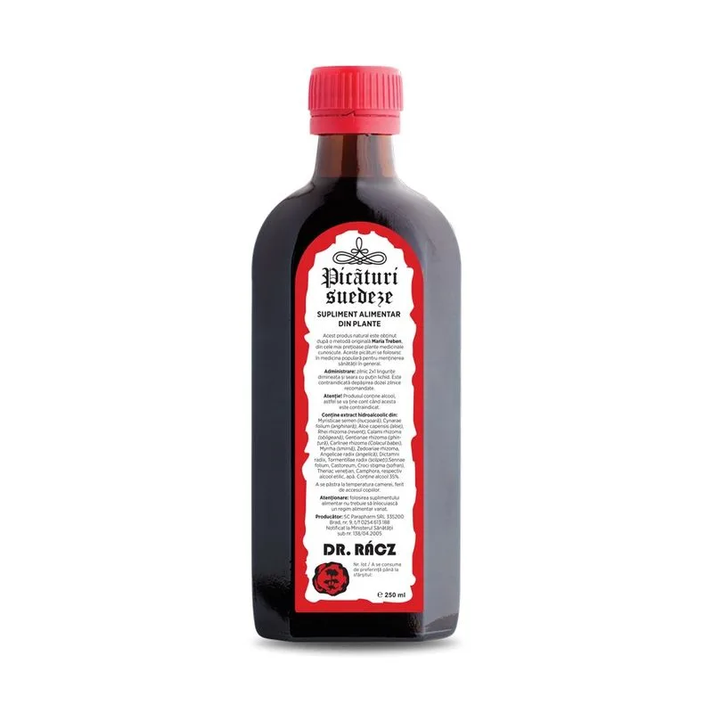 Bitter suedez Dr. Racz, Parapharm, 250ml — preț și oferte