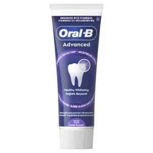 Pasta de dinti cu aroma de menta Advanced Healthy Whitening, 75 ml, Oral-B