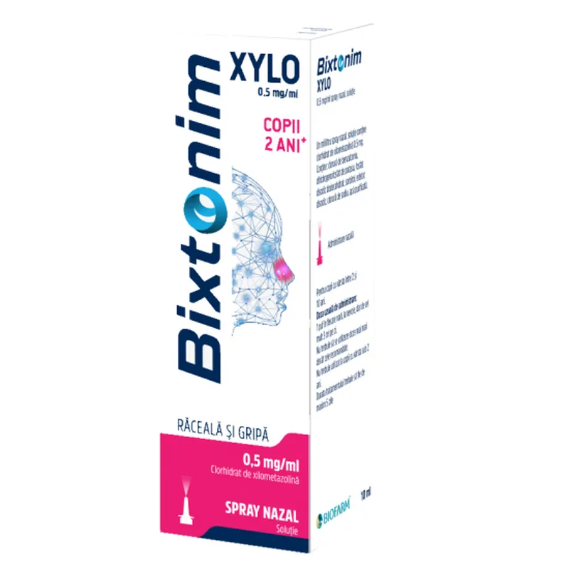 Bixtonim Xylo spray nazal | 0,5mg/ml BIOFARM — preț și oferte