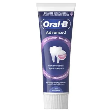Pasta de dinti cu aroma de menta Advanced Gum Protection, 75 ml, Oral-B — preț și oferte