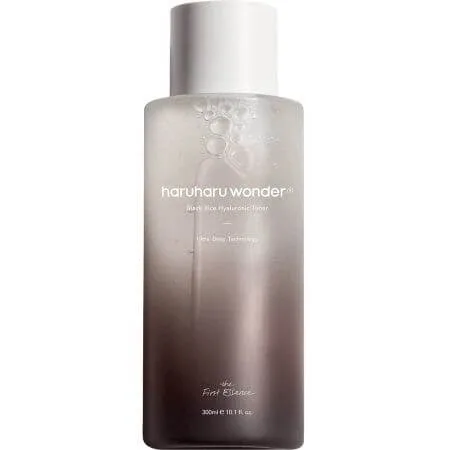 Toner de fata hidratant cu extract de orez negru si acid hialuronic Black Rice Hyaluronic, 300 ml, Haruharu Wonder — preț și oferte