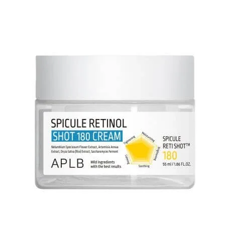 Crema anti-age cu micro spicule de retinol, Spicule Retinol Shot 180, 55 ml, Aplb — preț și oferte