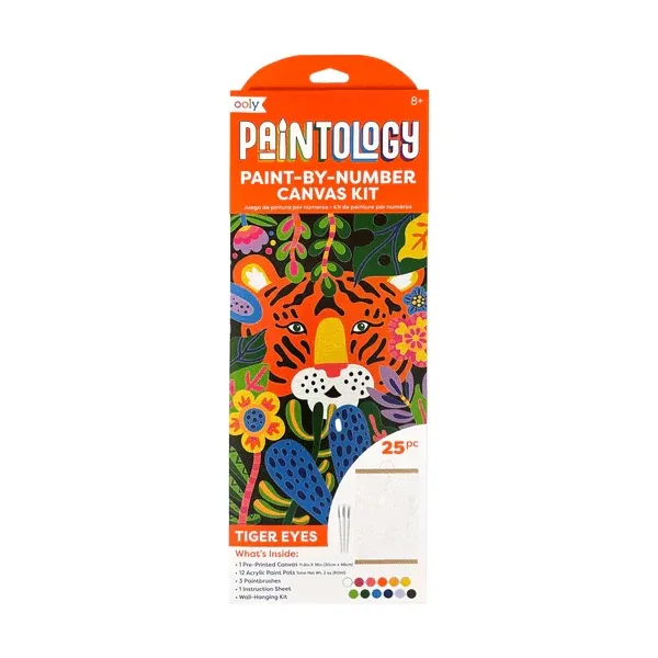 Kit panza canvas - Picteaza pe numere - Tiger Eyes — preț și oferte