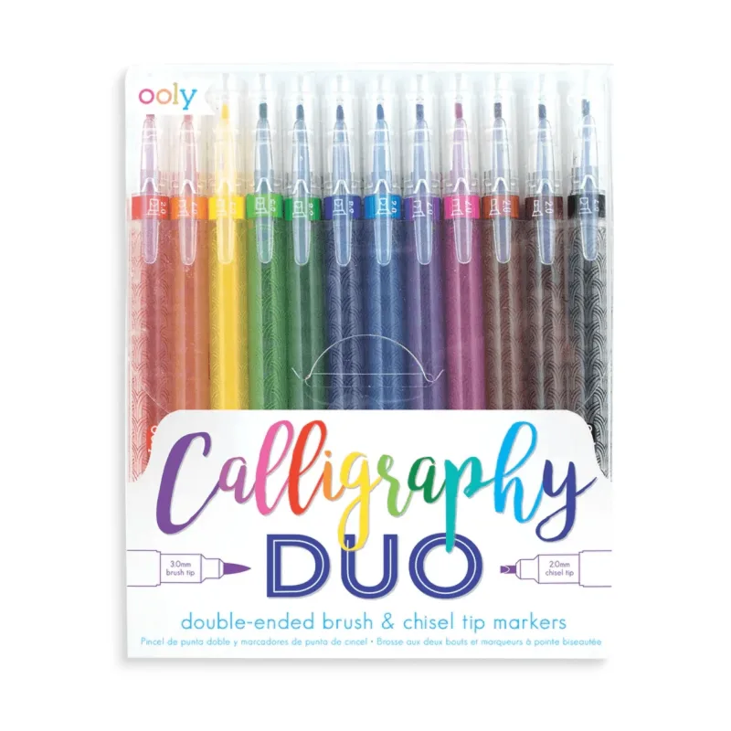 Carioci duble caligrafice Duo, set de 12 — preț și oferte