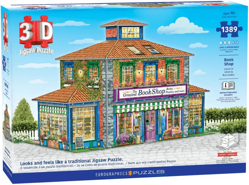 Librarie Puzzle 3D, 1389 piese — preț și oferte