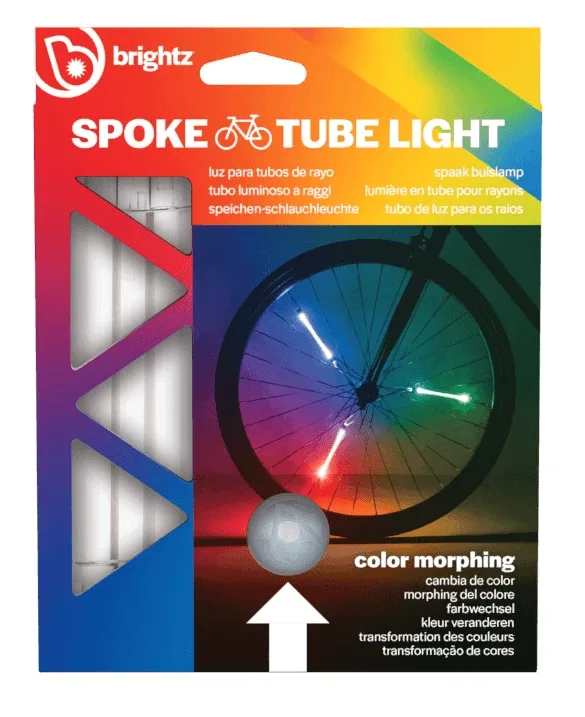 Lumini tubulare LED pentru roți bicicletă, SpinBrightz, multicolor — preț și oferte