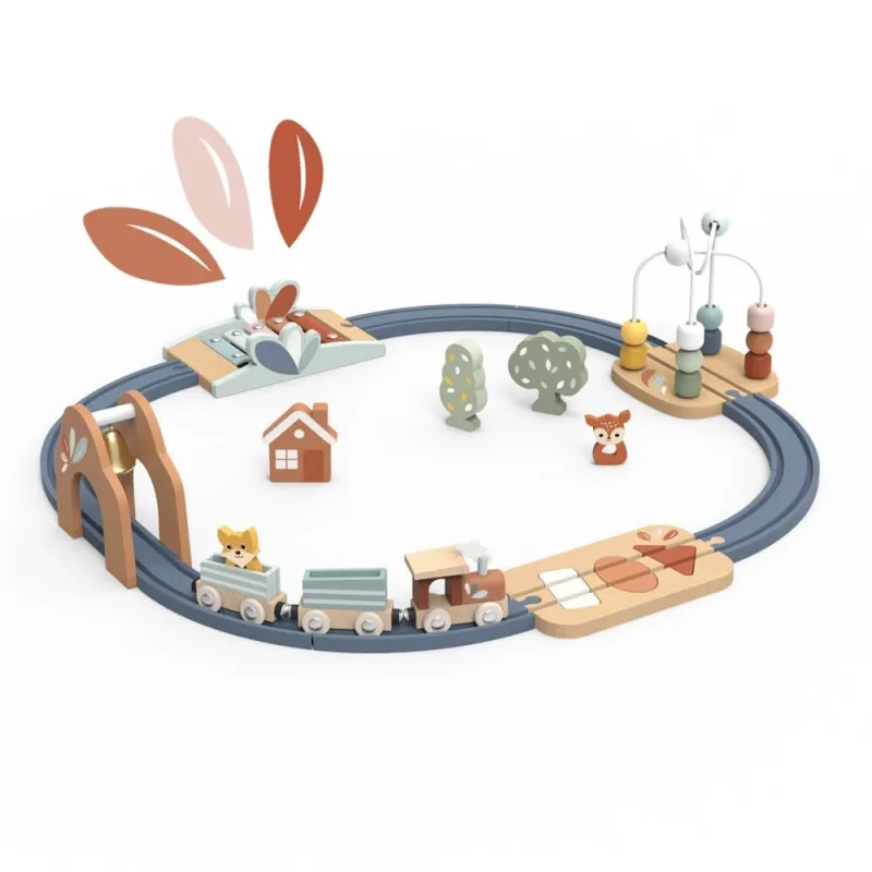 Set trenulet cu activitati multiple, Speedy Monkey — preț și oferte