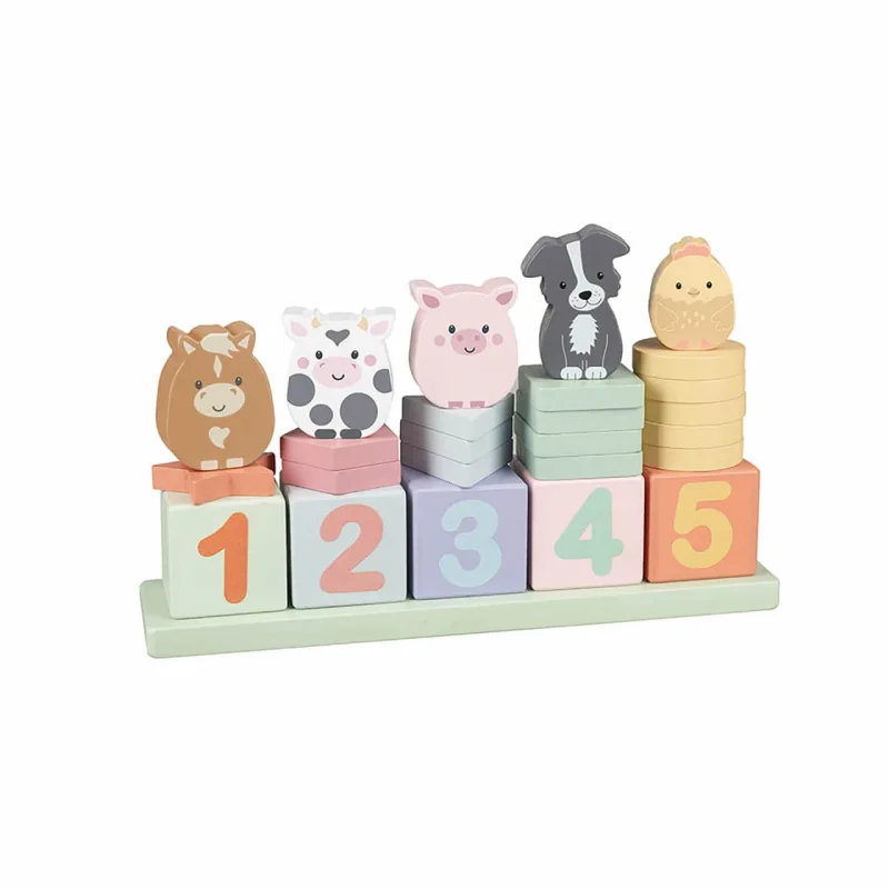 Joc Invata sa numeri cu animale de ferma, Orange Tree Toys — preț și oferte