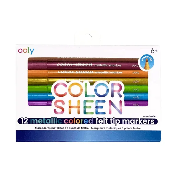Carioci Colorate metalice-Color Sheen-set de 12 — preț și oferte