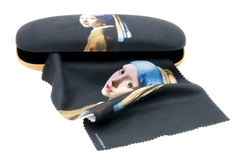 Etui cu textil si protectie ochelari Jan Vermeer Fata cu cercel de perla, Fridolin — preț și oferte