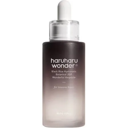 Ser de fata concentrat cu acid hialuronic si extract de orez negru Black Rice Hyaluronic Botanical 2GF, 30 ml, Haruharu Wonder — preț și oferte