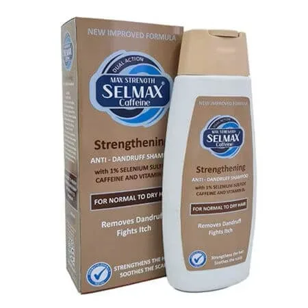 Sampon anti-matreata cu cafeina si vitamina B3 Selmax Strengthening, 200 ml, Advantis — preț și oferte