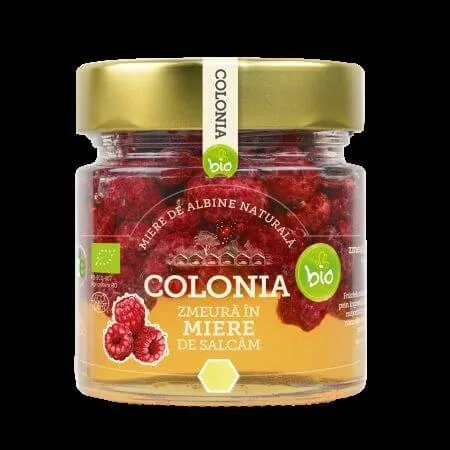 Zmeura in miere de salcam BIO, 250g, Colonia — preț și oferte