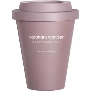 Crema de fata hidratanta cu 10 tipuri de acid hialuronic Black Rice 10 Hyaluronic, 90 gr, Haruharu Wonder