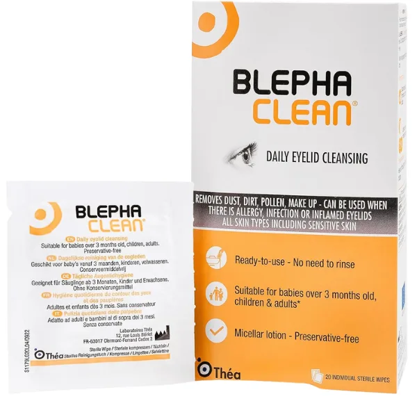 BLEPHACLEAN SERVETELE STERILE X20 LABORATOIRES THEA — preț și oferte