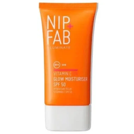 Crema de fata iluminatoare cu SPF50 UVA UVB, Vitamin C Fix Glow, 50 ml, NIP+FAB — preț și oferte