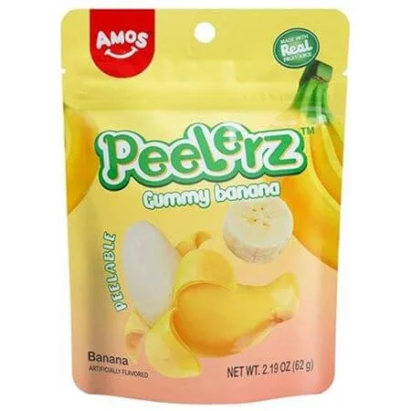 Jeleuri cu banana Peelerz Gummy Banana, 65 g, Amos — preț și oferte