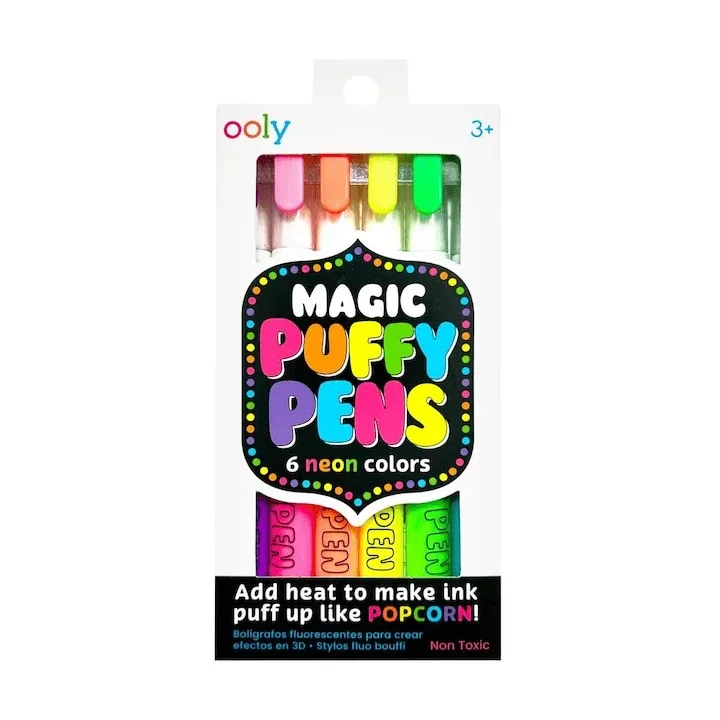 Carioci magice cu efect 3D Puffy Pens, +3 ani, Ooly — preț și oferte