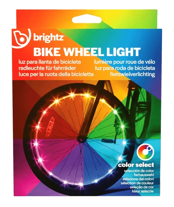 Lumină LED decorativa pentru roți bicicletă, WheelBrightz — preț și oferte