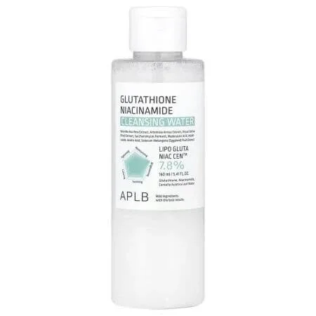 Apa micelara de curatare cu Glutathion si Niacinamide, 160 ml, Aplb — preț și oferte