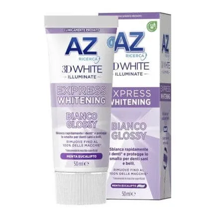 Pasta de dinti pentru albire 3D White Illuminate Express Whitening, 50 ml, AZ Ricerca — preț și oferte