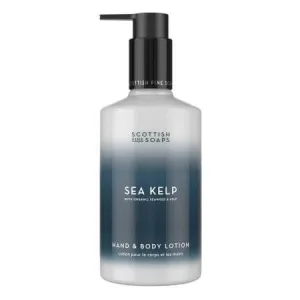 Lotiune pentru maini si corp cu iarba de mare si alge marine Sea Kelp, 300 ml, Scottish Fine Soaps
