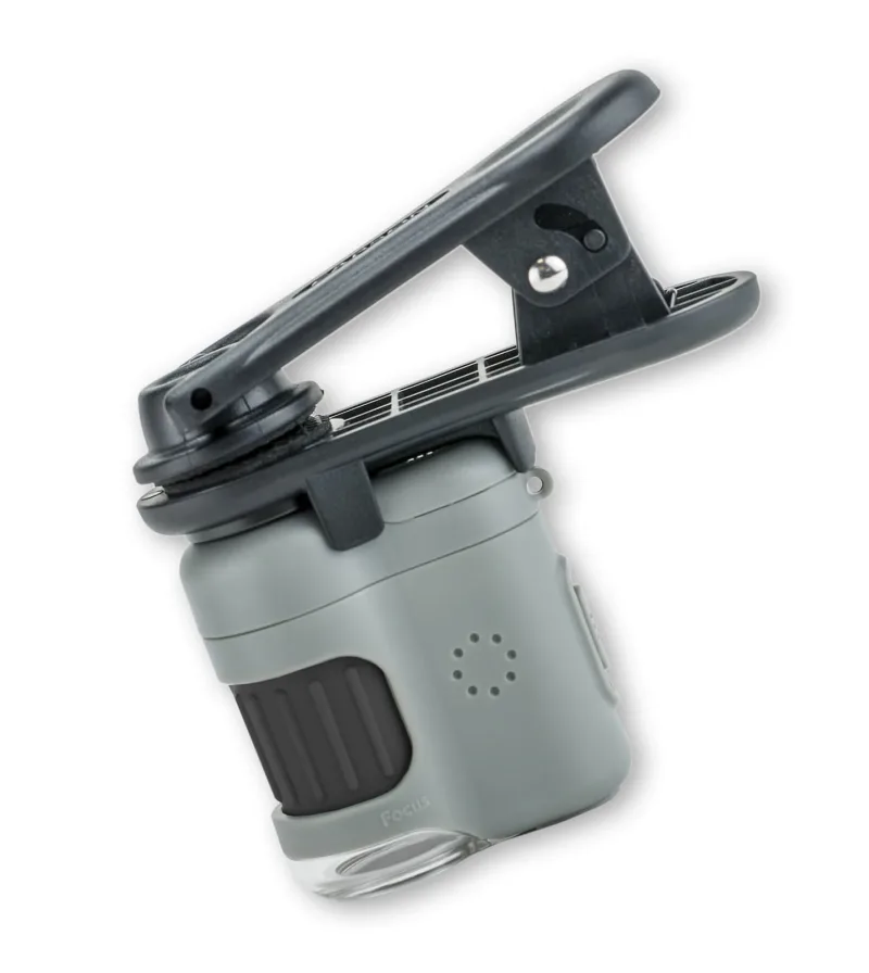 Microscop de buzunar cu adaptor pentru smartphone, marire 20x, MicroMini — preț și oferte