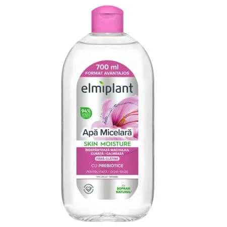 Apa micelara cu prebiotice Skin Moisture, 700 ml, Elmiplant — preț și oferte
