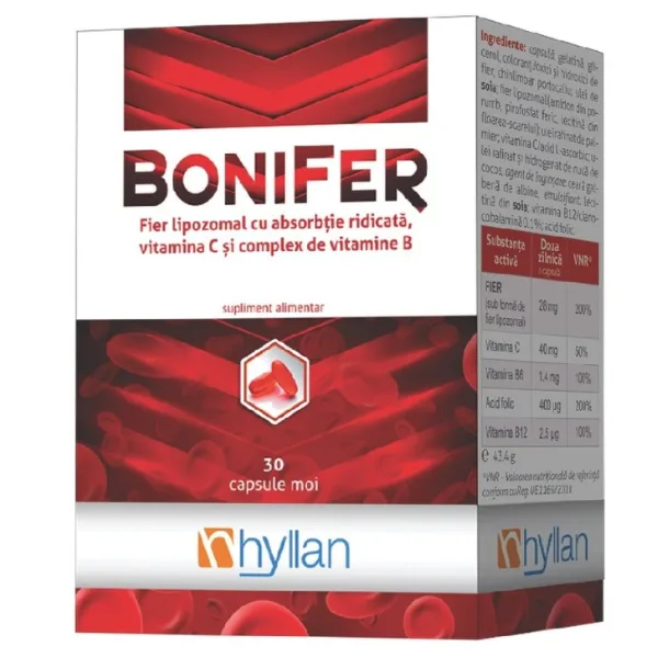 BoniFer, Hyllan Pharma | 30 capsule — preț și oferte