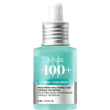 Ser concentrat cu PDRN si acid hialuronic 100+ Face Serum, 30 ml, Anua — preț și oferte
