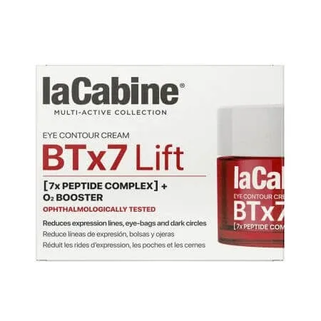 Crema pentru conturul ochilor cu efect de lifting si luminozitate BTx7 Lift Multi-active, 15 ml, La Cabine — preț și oferte