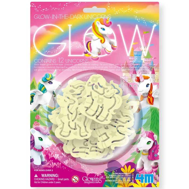 Decoratiuni de perete fosforescente - Unicorni — preț și oferte