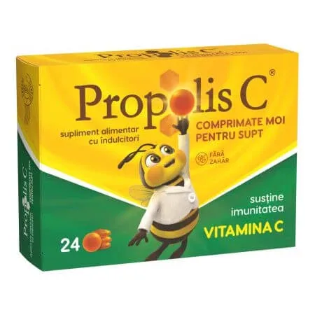 Propolis C, 24 comprimate moi pentru supt, Fiterman Pharma — preț și oferte