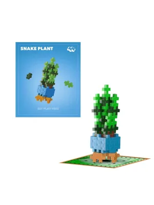 Set constructie Plus-Plus, PLANTE - Sansevieria