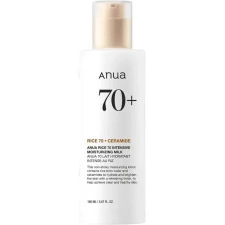 Emulsie hidratanta cu ceramide Rice 70+ Intensive Moisturizing Milk, 150 ml, Anua — preț și oferte