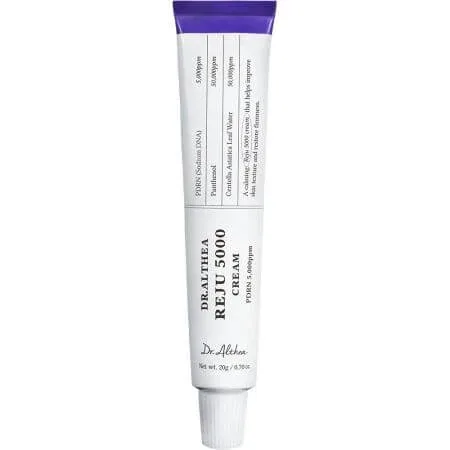 Crema de fata calmanta si reparatoare cu biome PDRN 5.000 ppm, 5% pantenol si apa din centella asiatica PDRN Reju 5000 Cream, 20 ml, Dr. Althea — preț și oferte