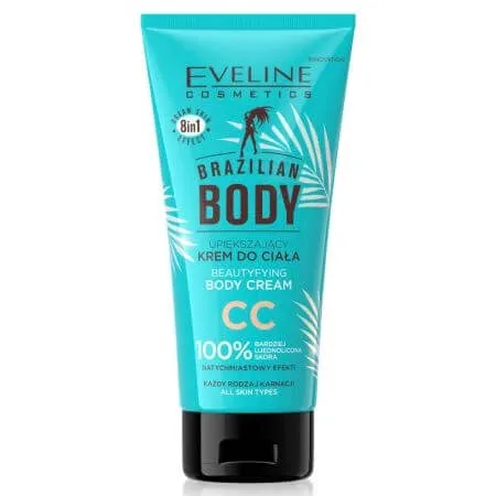 Crema corectoare pentru corp Brazilian Body Beautifying CC Cream, 150 ml, Eveline Cosmetics — preț și oferte